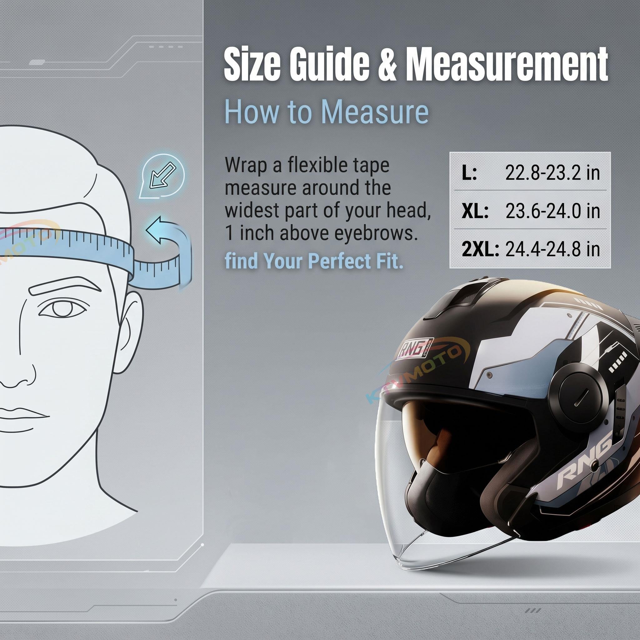 Motorcycle helmet with high-definition dual lenses-I77