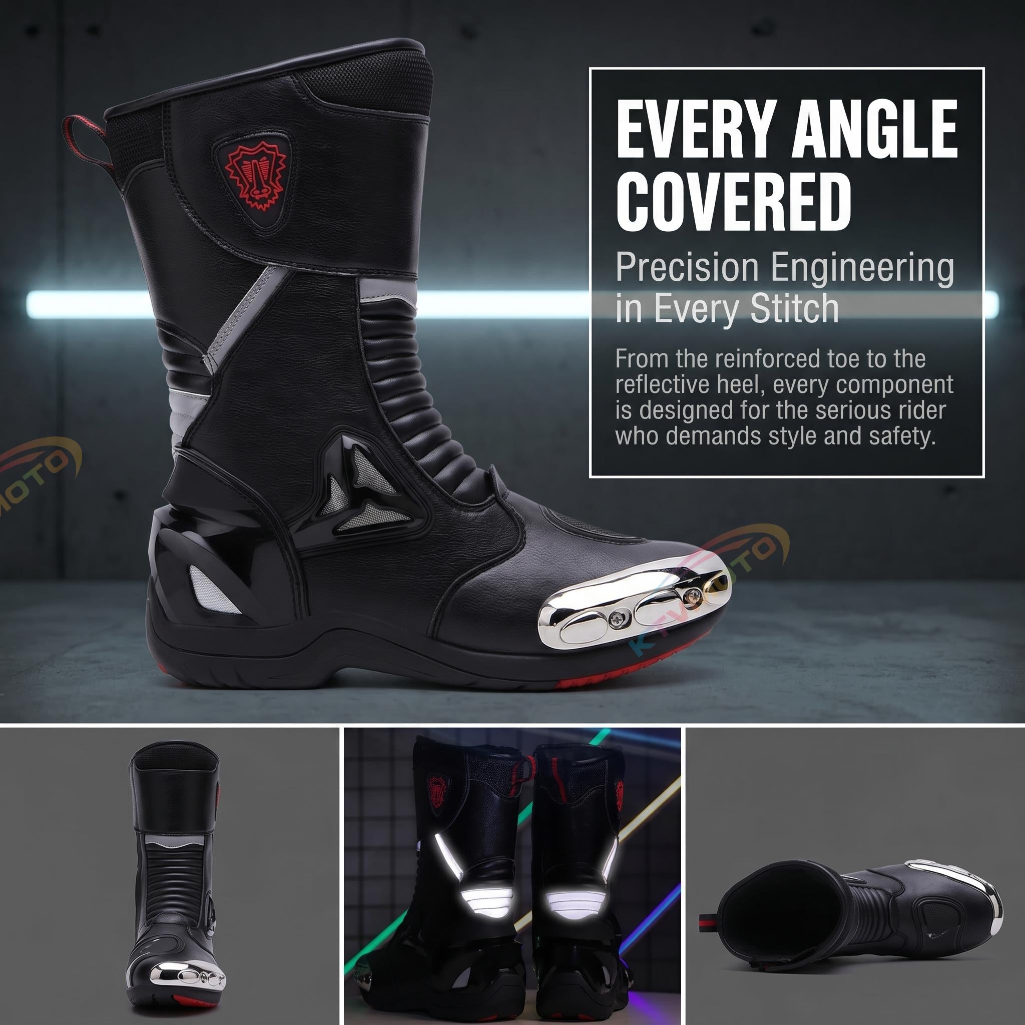 Motorcycle racing riding boots-K79