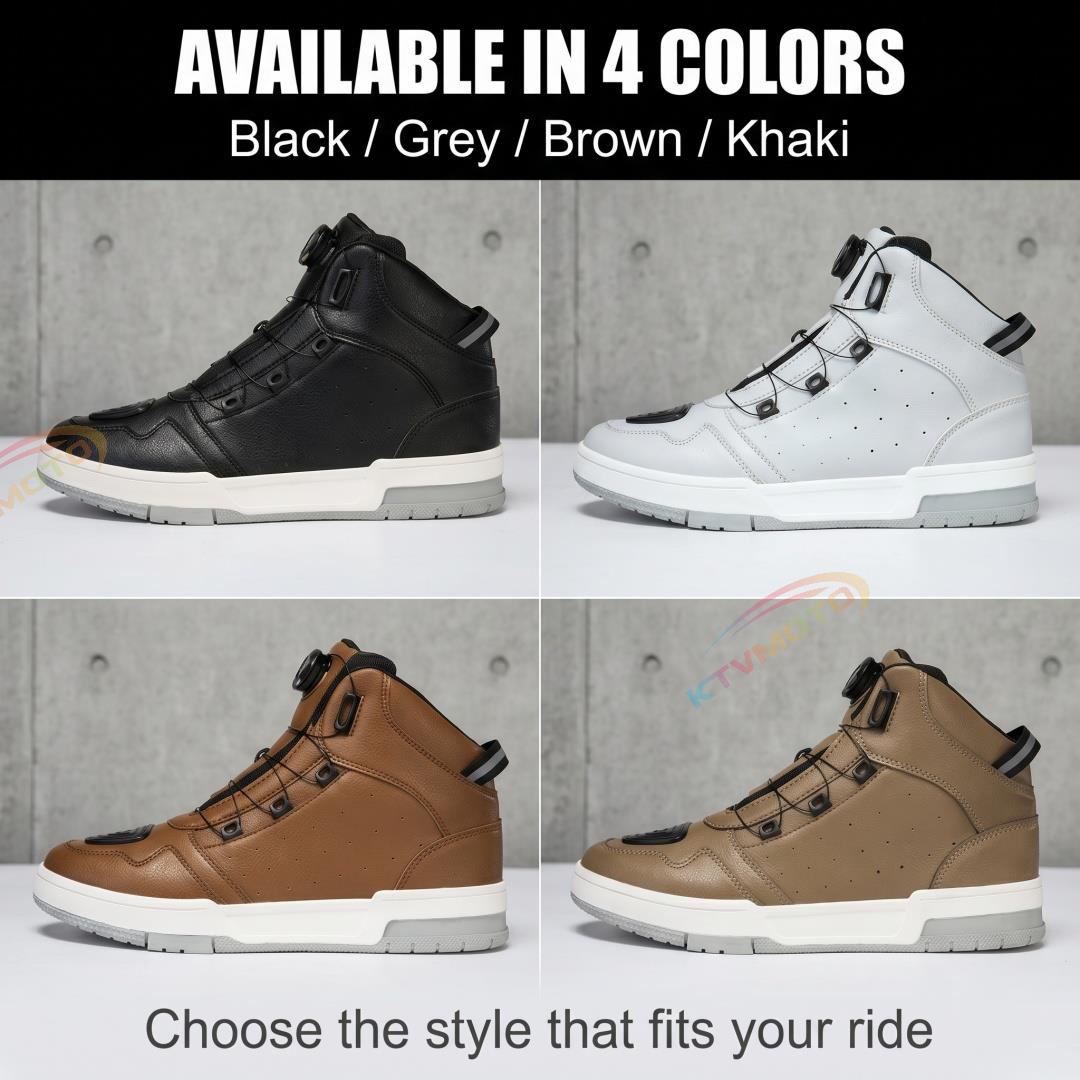 Casual Retro Motorcycle Riding Shoes-K120