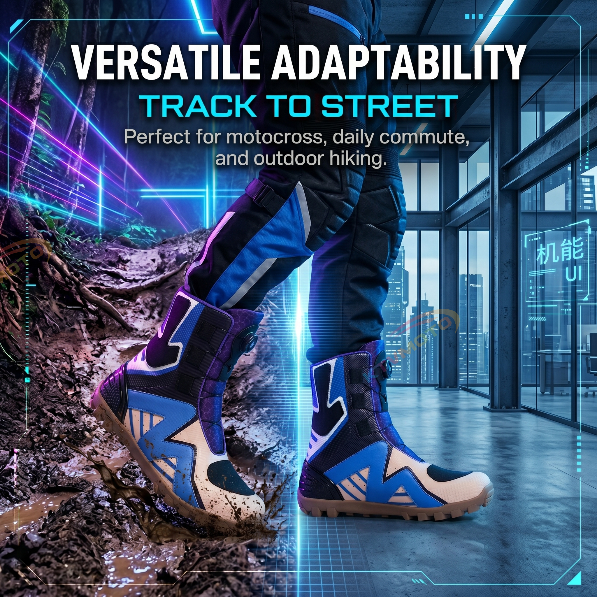 Motocross riding boots-K150