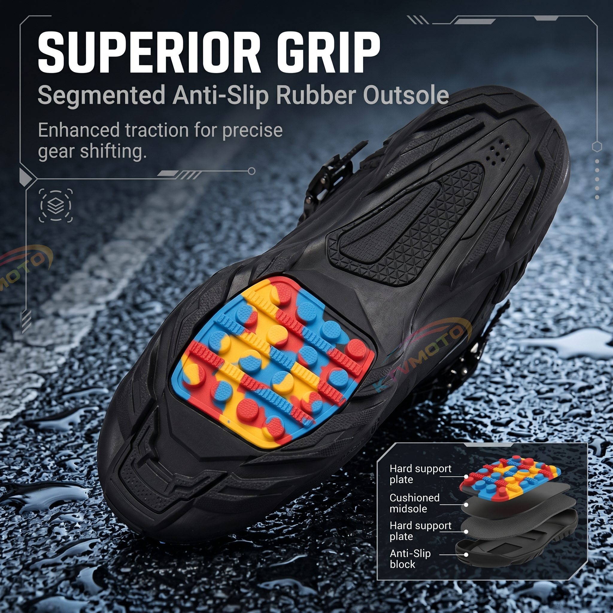 Off-road motorcycle racing boots-K147