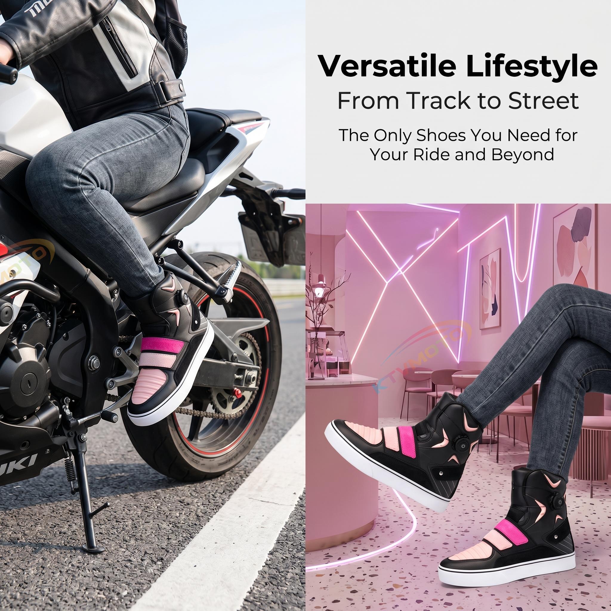High-top cycling boots in sneaker style-K126