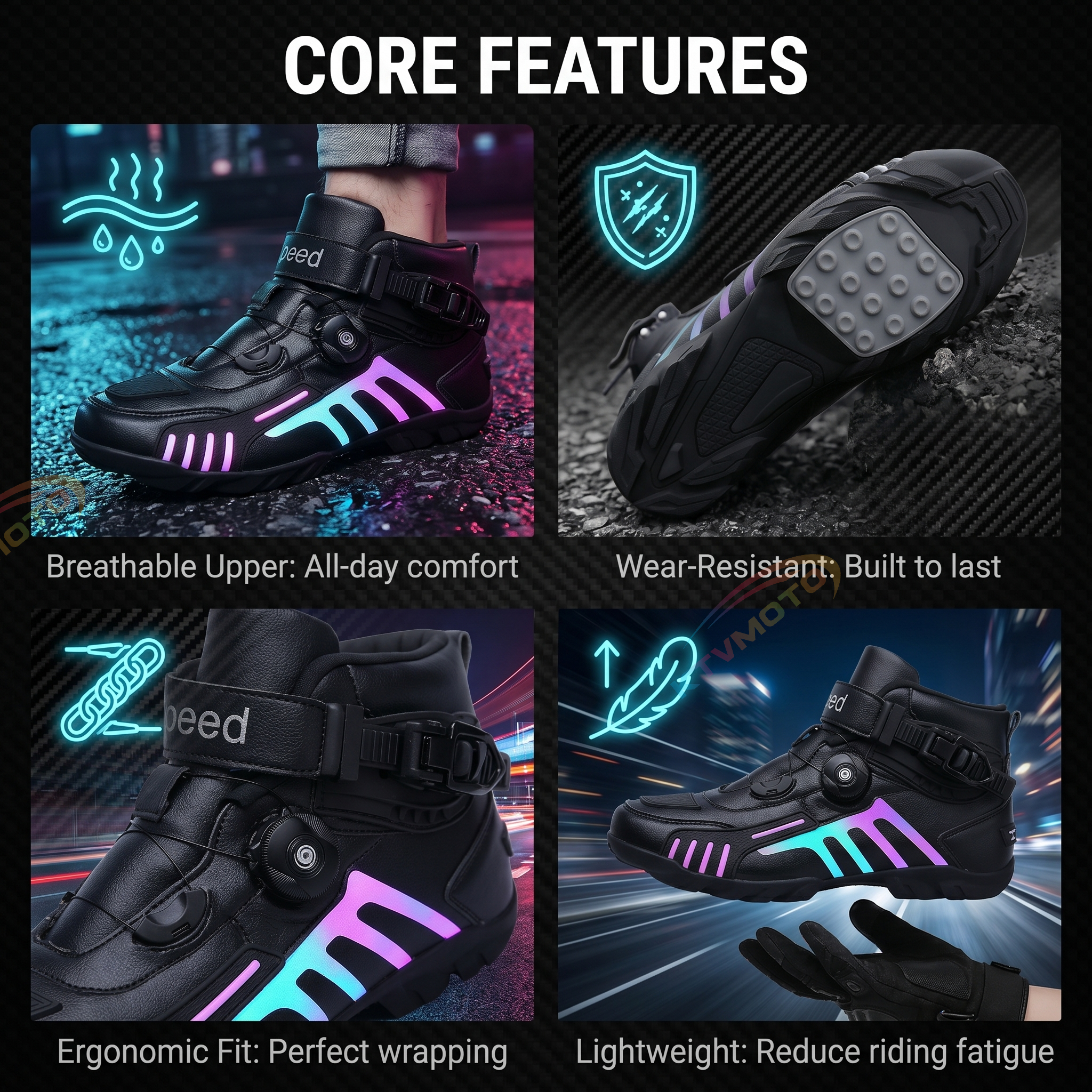 Motorcycle riding shoes-K88