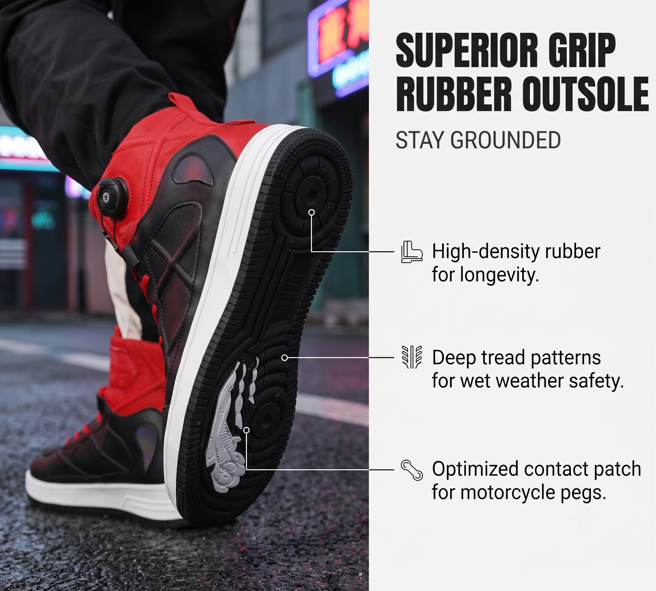 Motorcycle riding shoes-K113