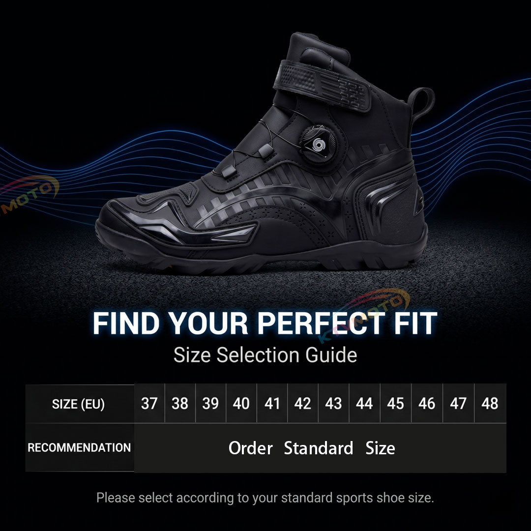Waterproof Motorcycle Riding Boots-K34