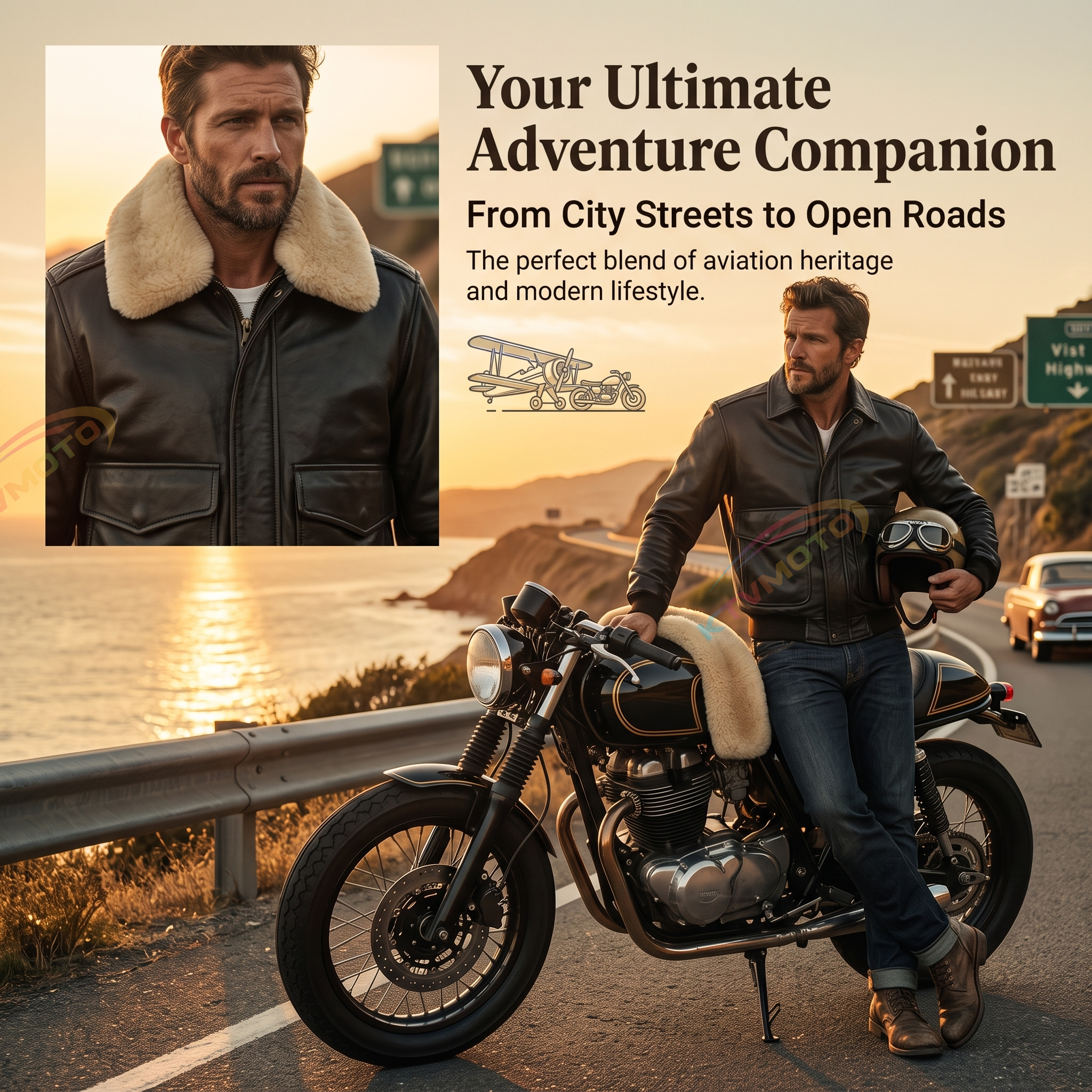 G1 Flight Suit Leather Jacket - A56
