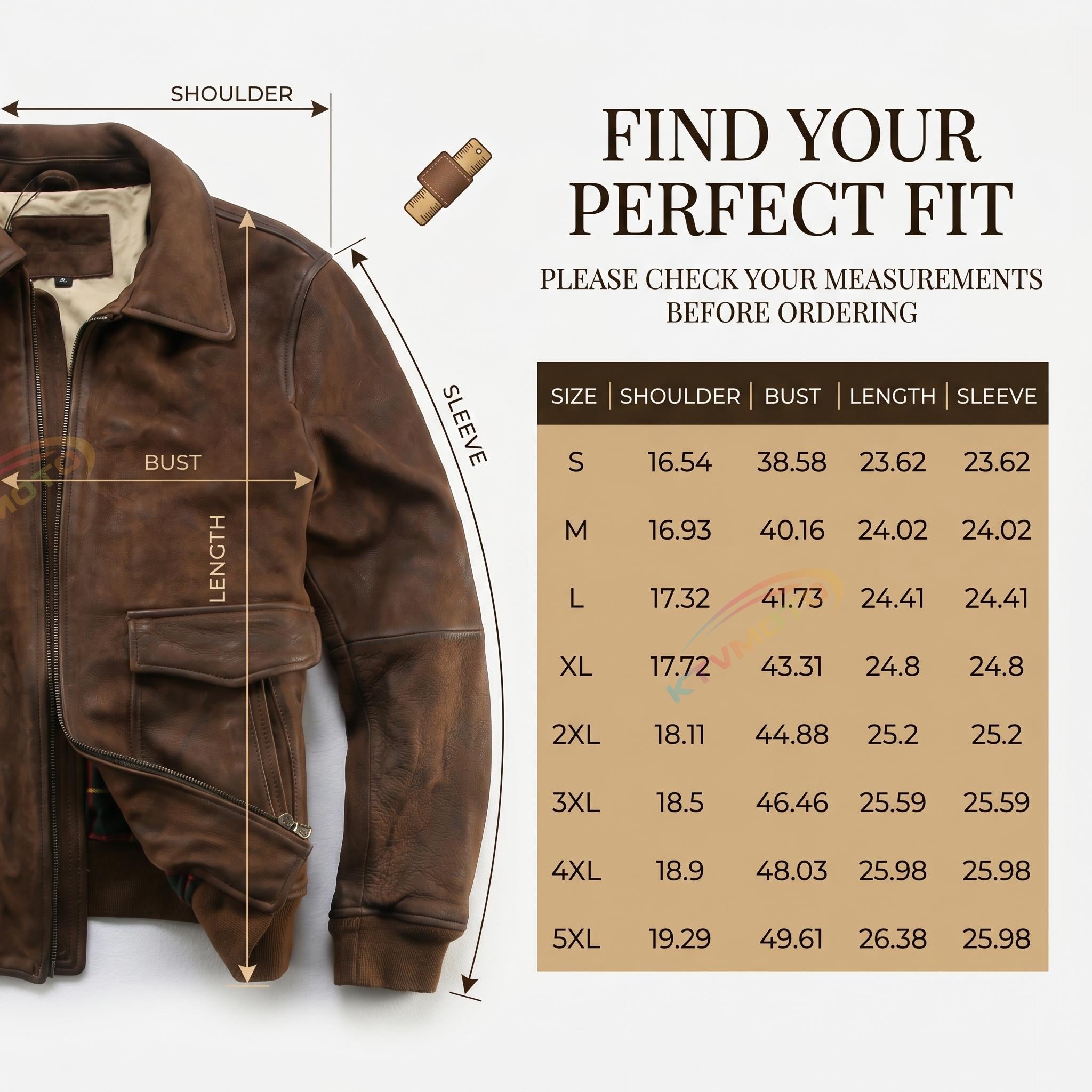 Vintage distressed A2 Pakistani goatskin flight jacket - A43