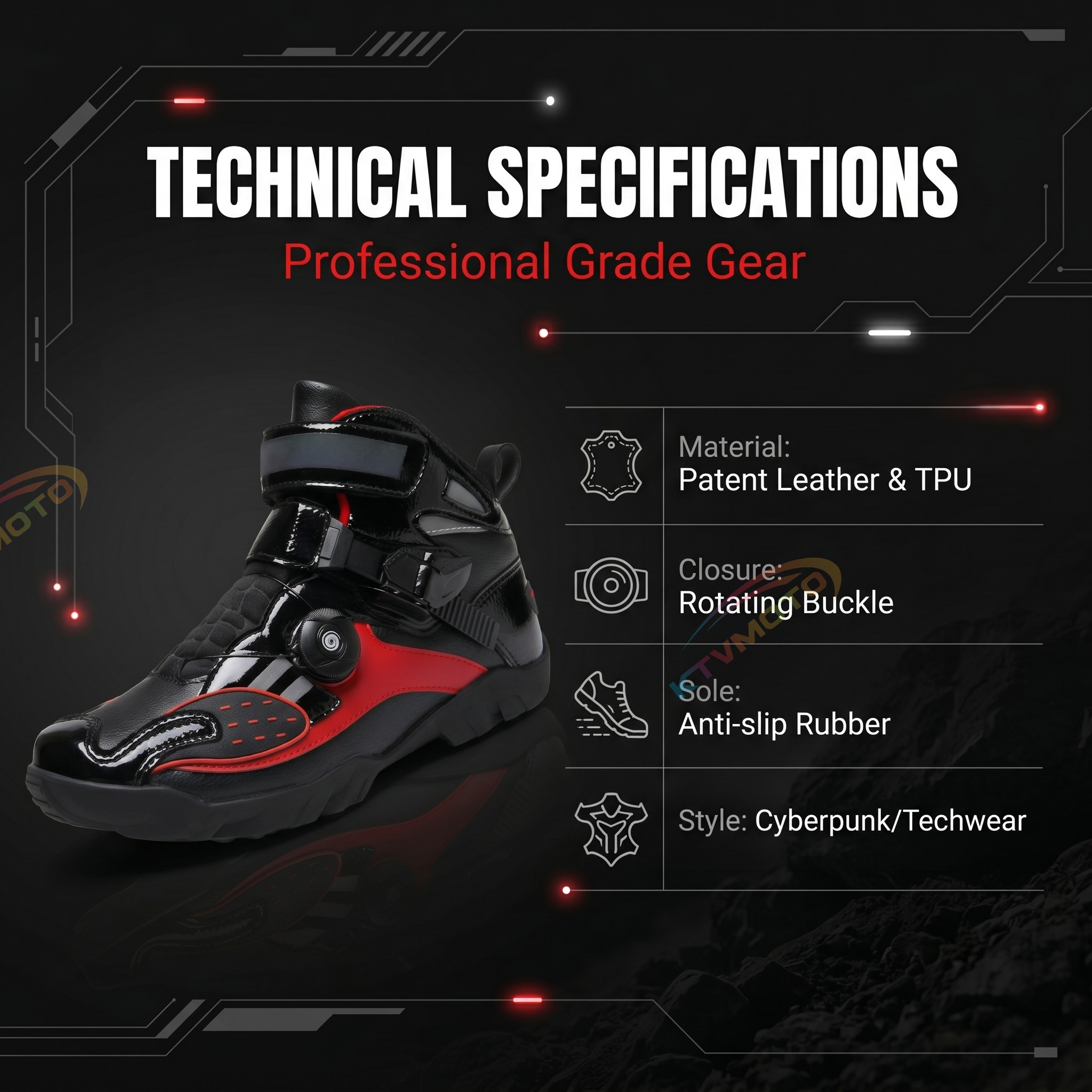 Off-road riding boots-K116