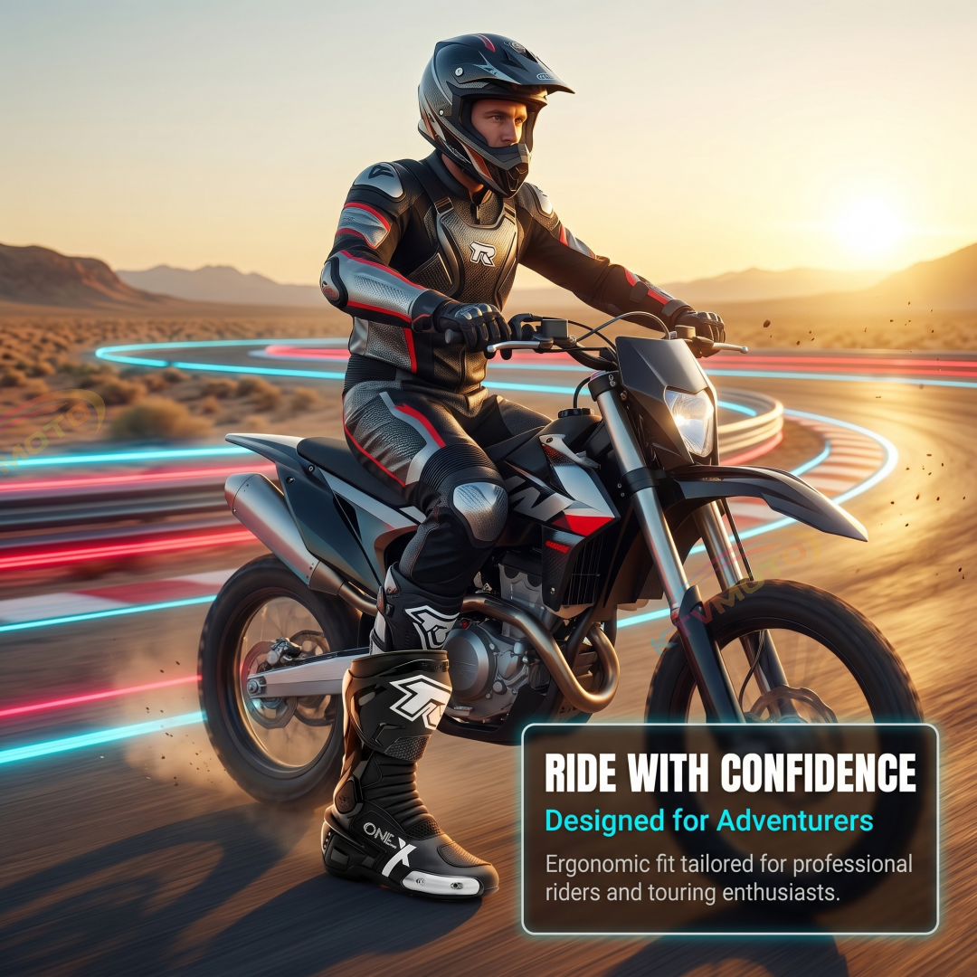 Off-road adventure touring motorcycle boots-K57
