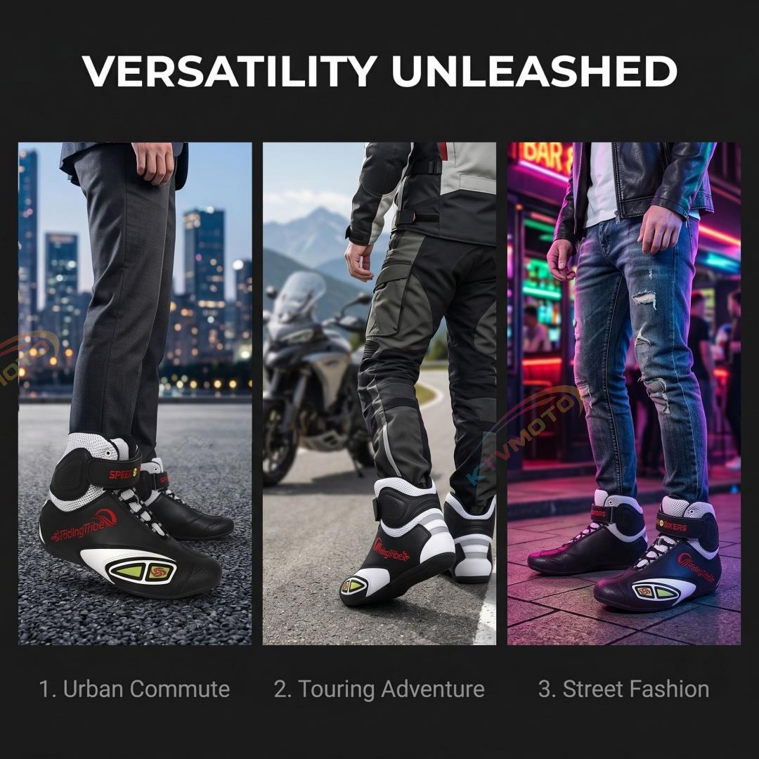 Stylish Lightweight Motorcycle Racing Boots-K70