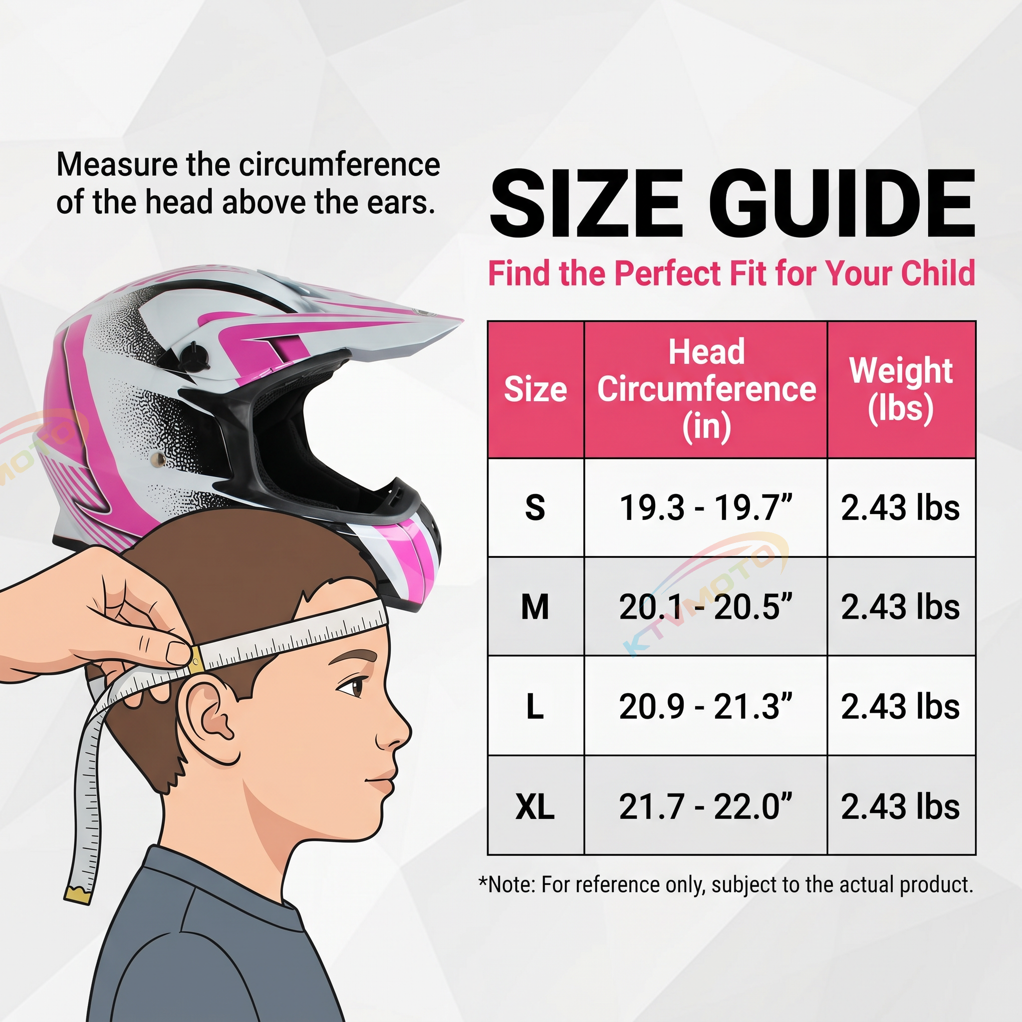 Children's full-face off-road helmet-I76