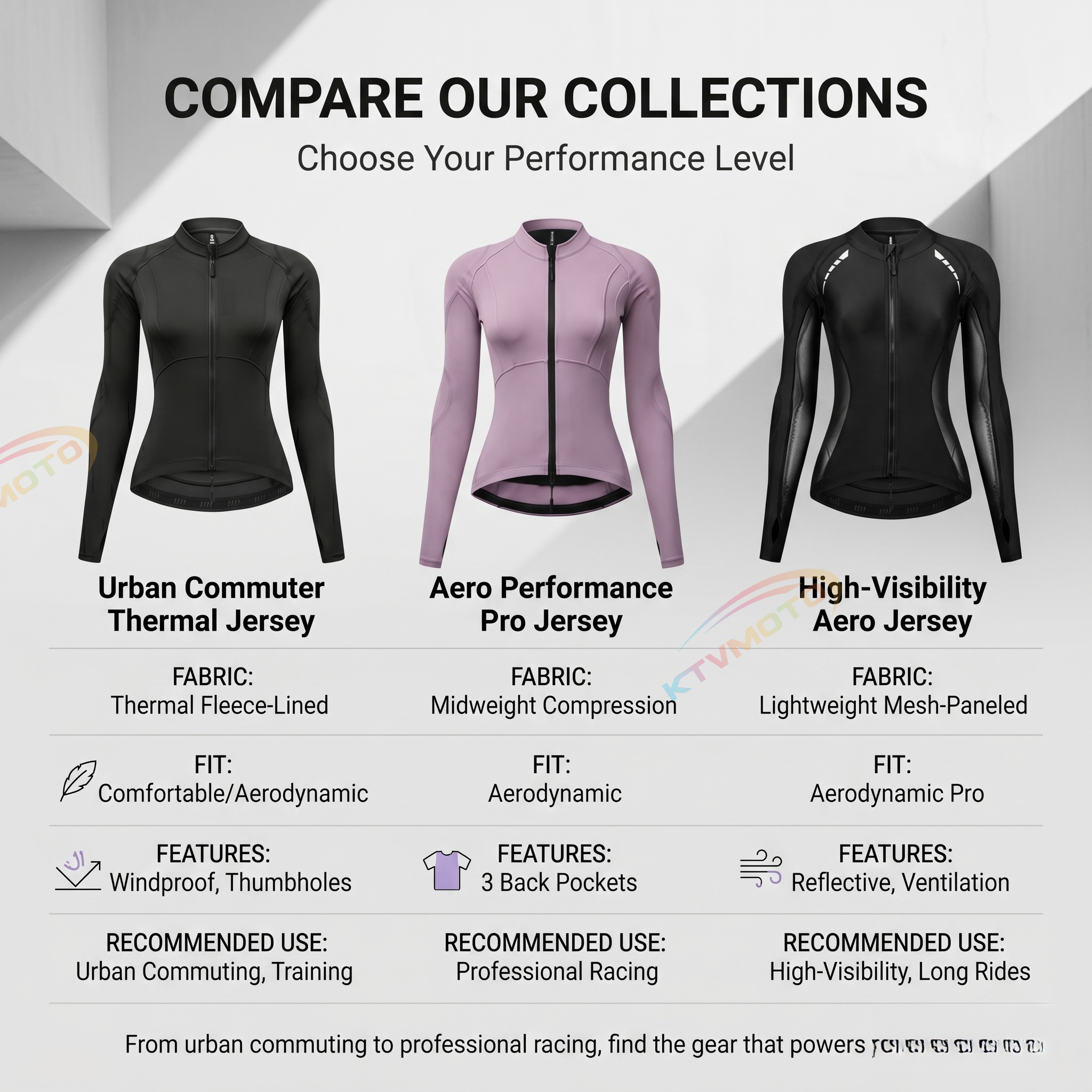 Women's slim-fit motorcycle suit-J42