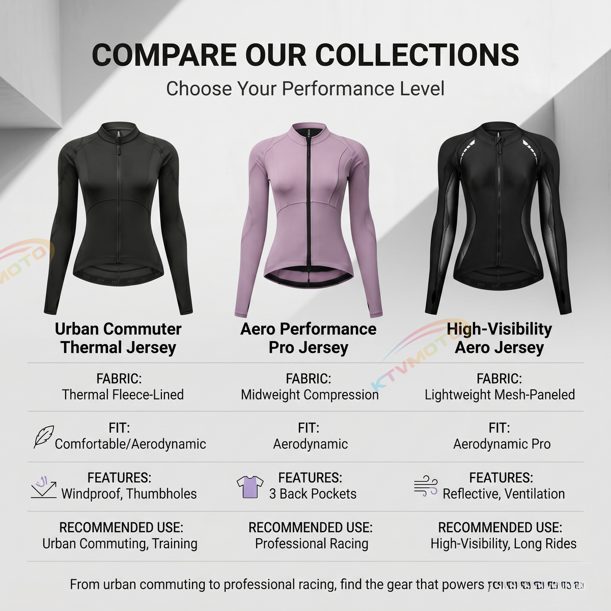 Women's slim-fit motorcycle suit-J42