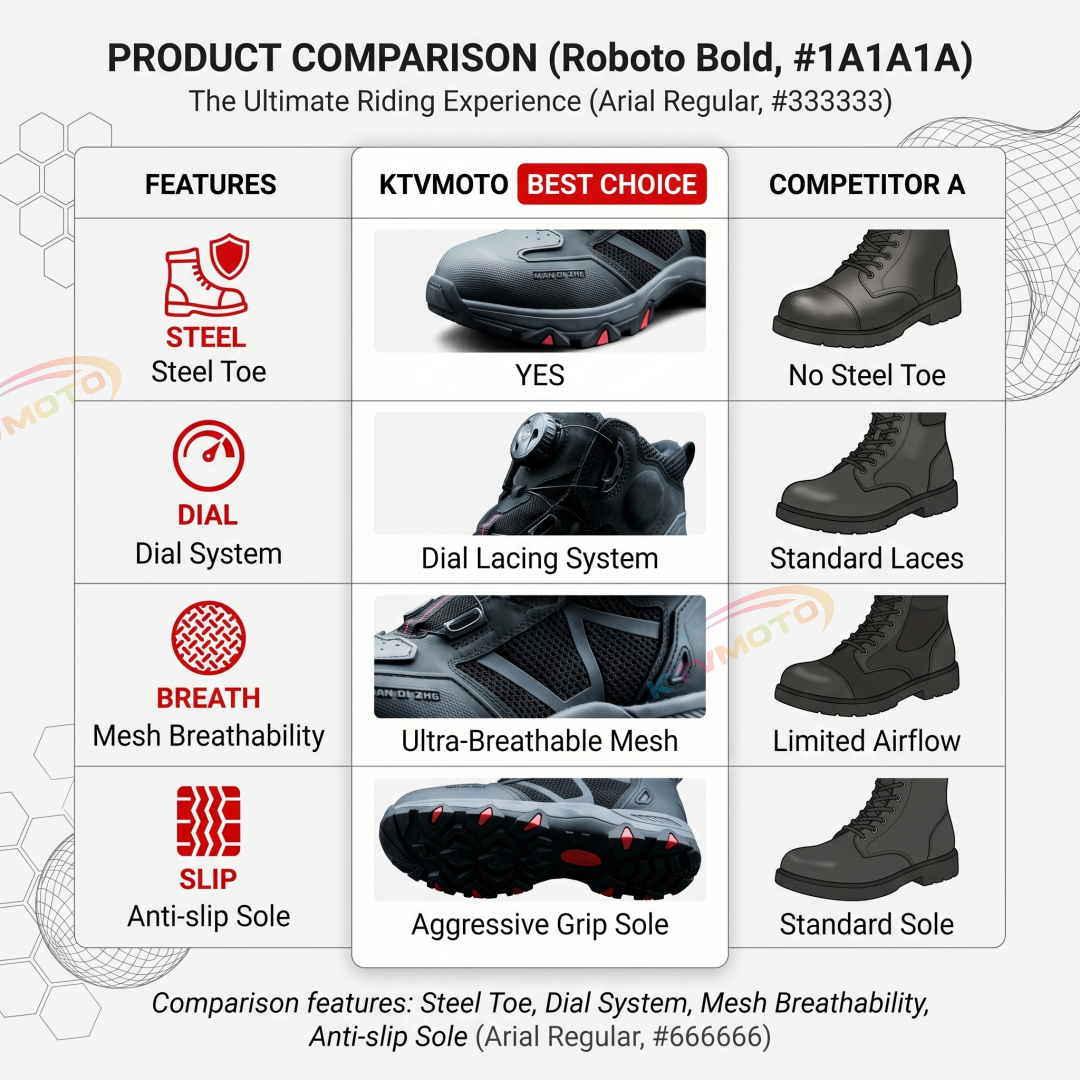 Black Breathable Steel Toe Work Safety Boots Mesh-K32