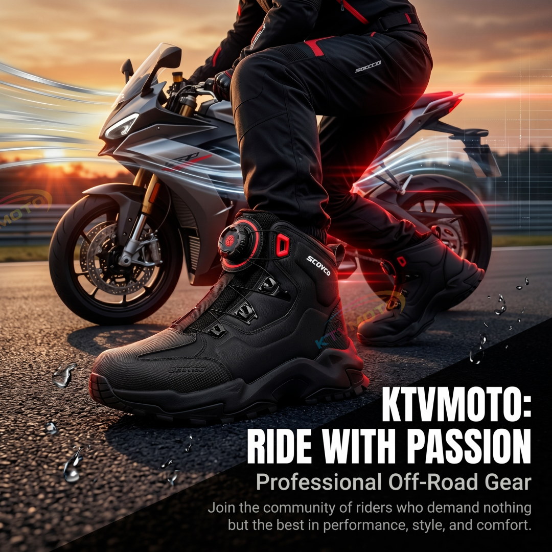 Breathable Motorcycle Off-Road Riding Boots-K36
