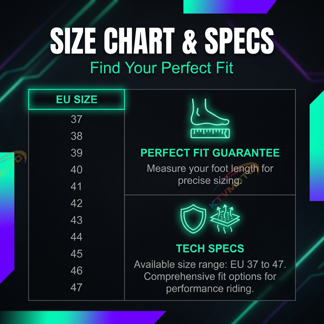Iridescent Aurora Off-Road Motorcycle Boots-K82