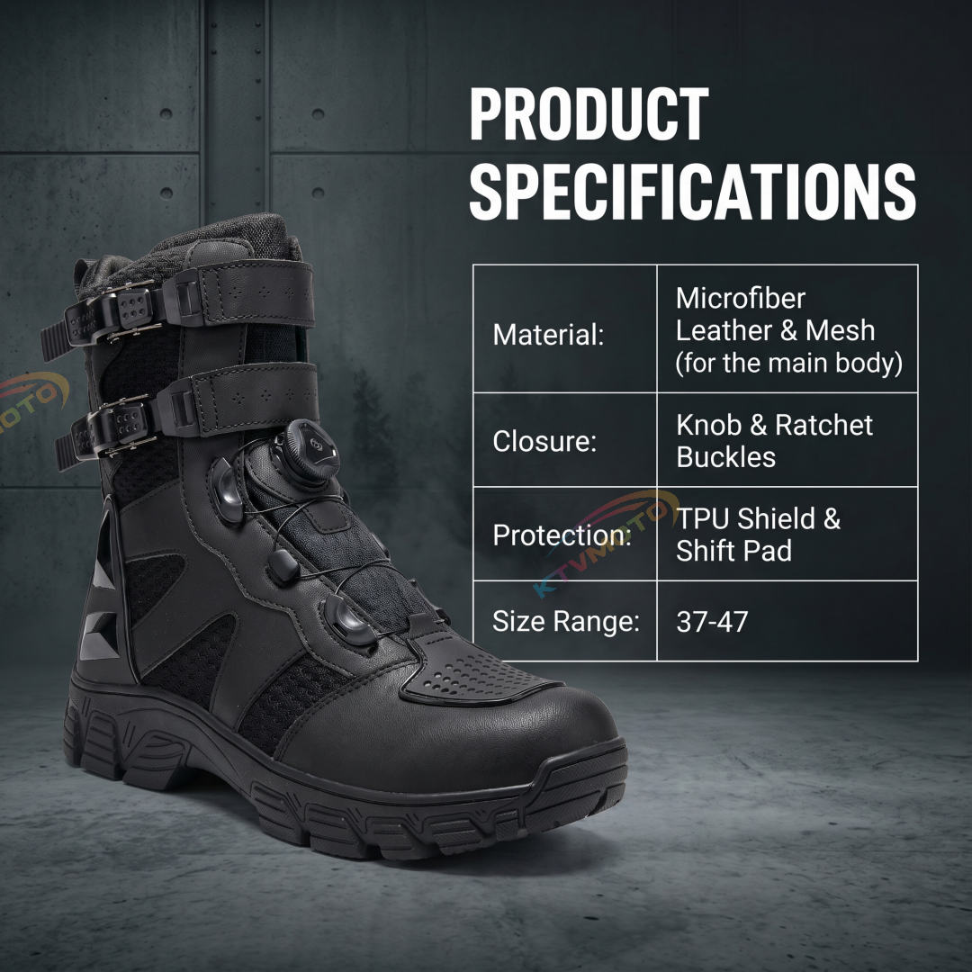 Waterproof Tactical Motorcycle Boots-K45