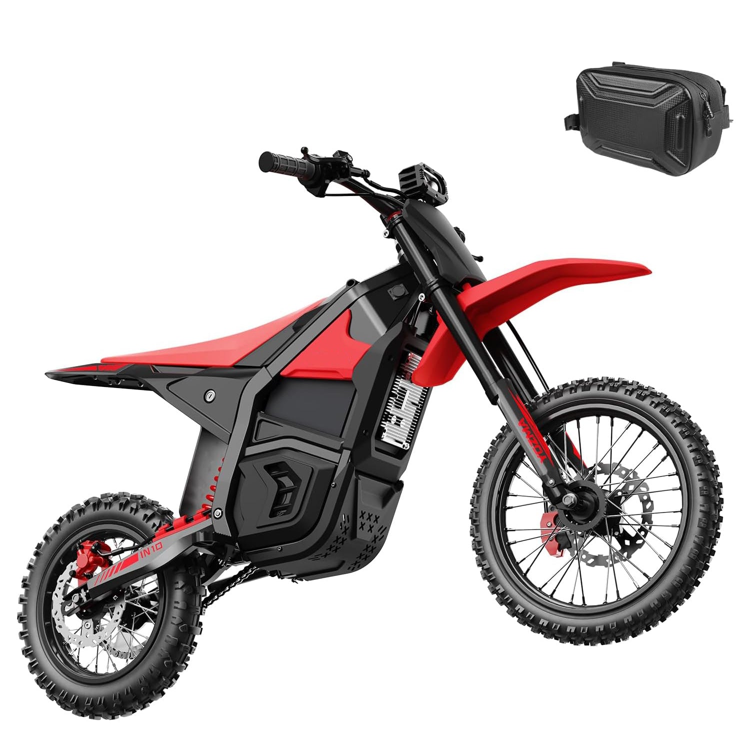 Electric Mini Dirt Bike for Teens & Adults 14"/12" Fat Tire 2600W with 48V 23AH Battery
