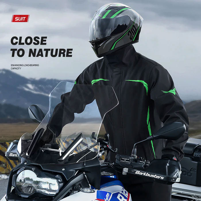 Motorcycle split-style raincoat-C05