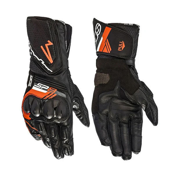Motorcycle riding gloves made of breathable sheepskin-G86