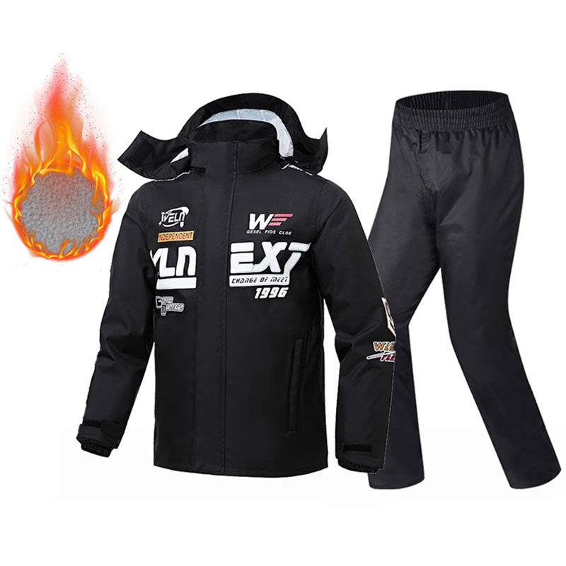 Two-piece cycling raincoat set-C17