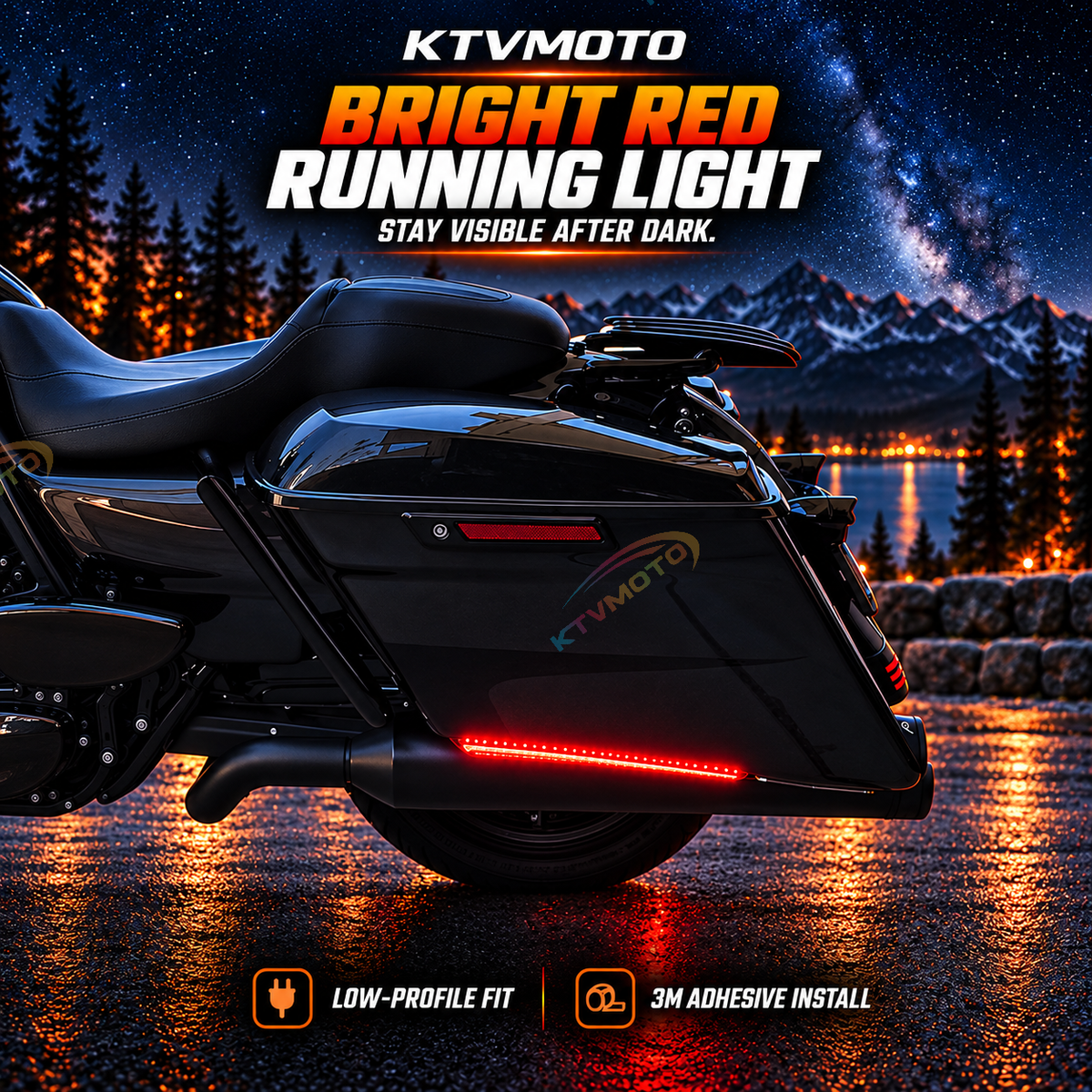 KTVMOTO Harley-Davidson LED Side Case Brake & Turn Signal Lights -ML10