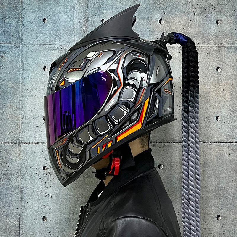 Dual-lens Bluetooth personalized helmet-I68