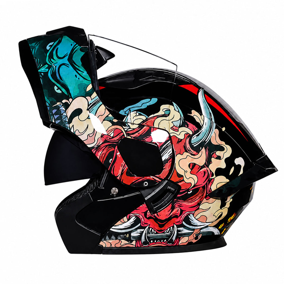 Modular motorcycle helmet-I155