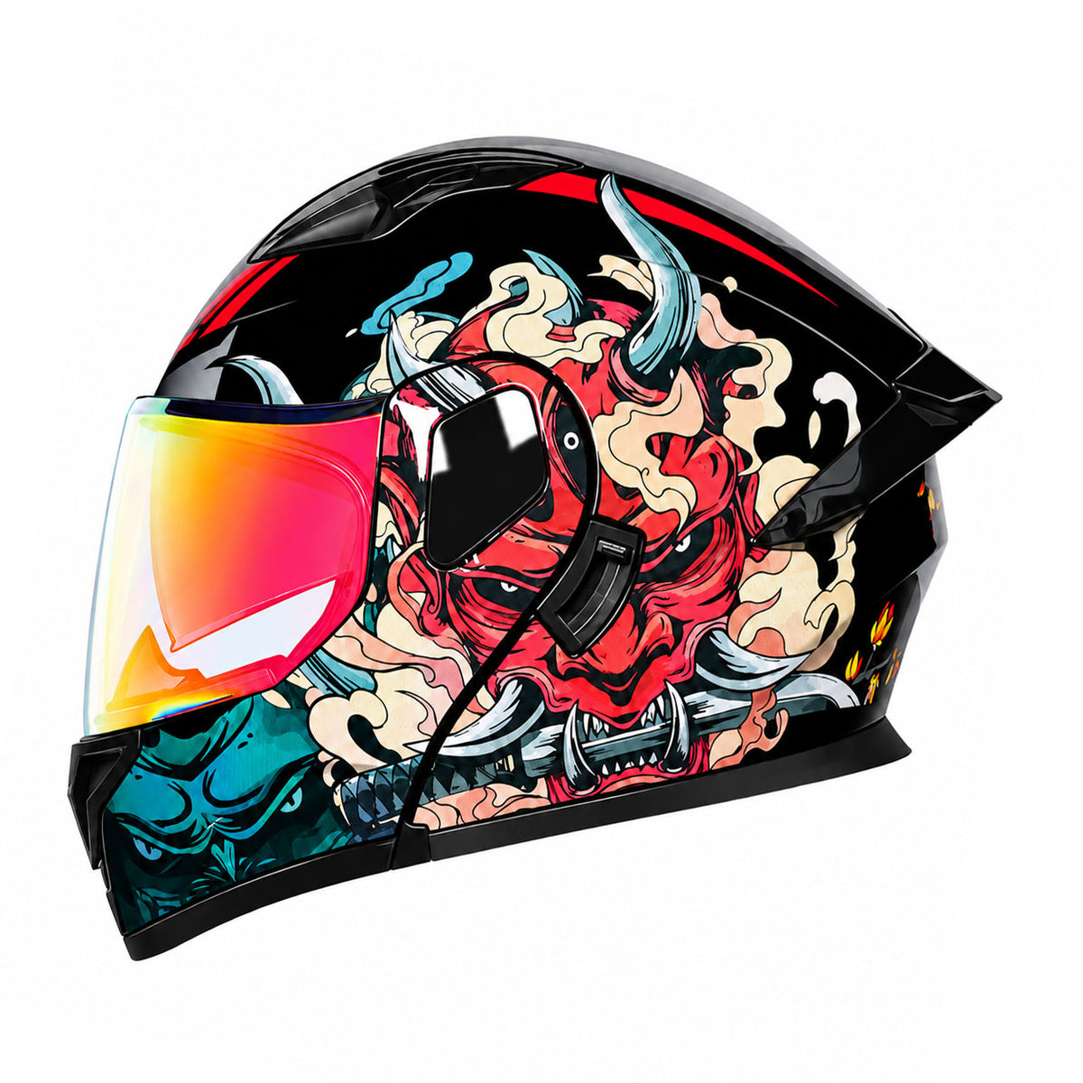 Modular motorcycle helmet-I156