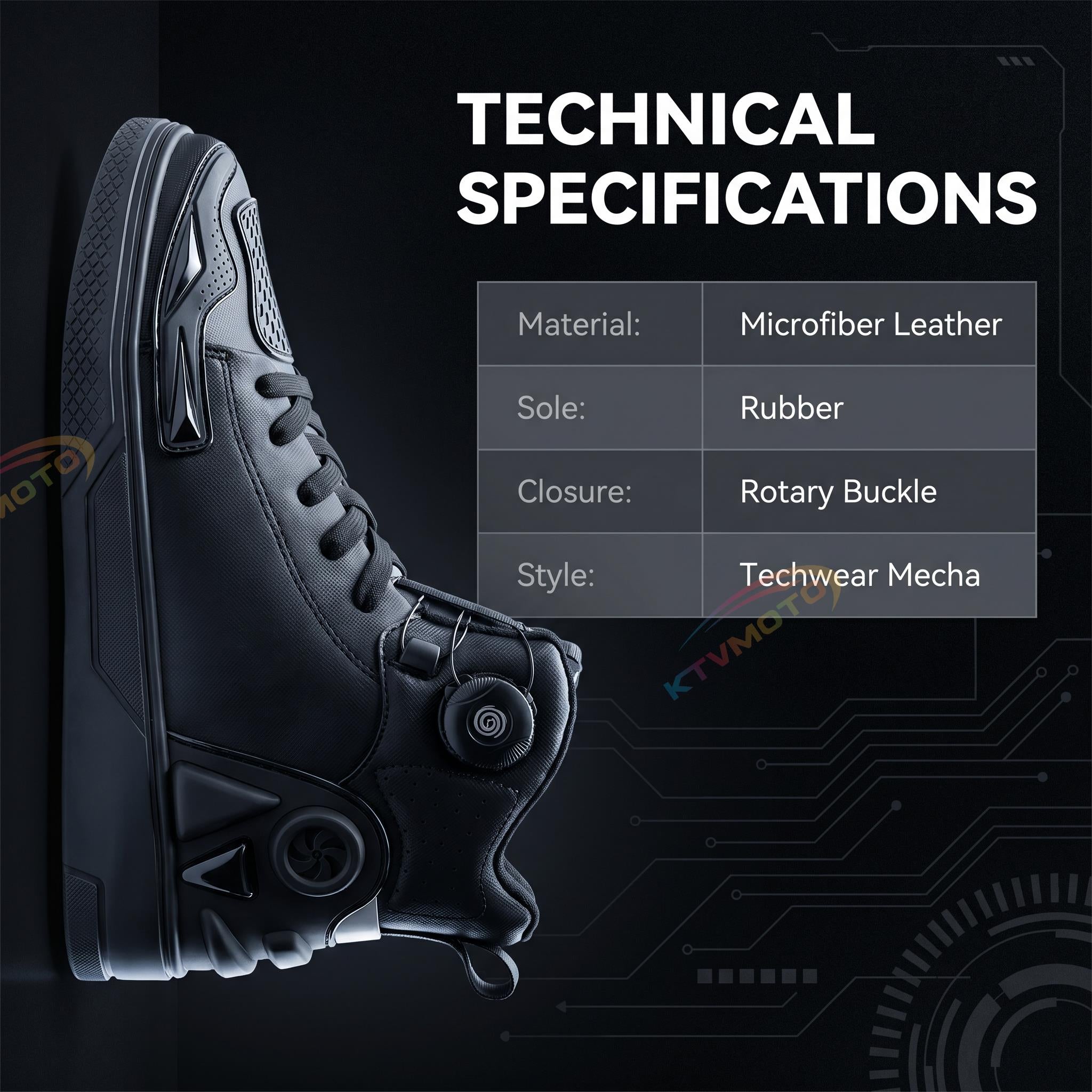 Waterproof motorcycle riding shoes-K52
