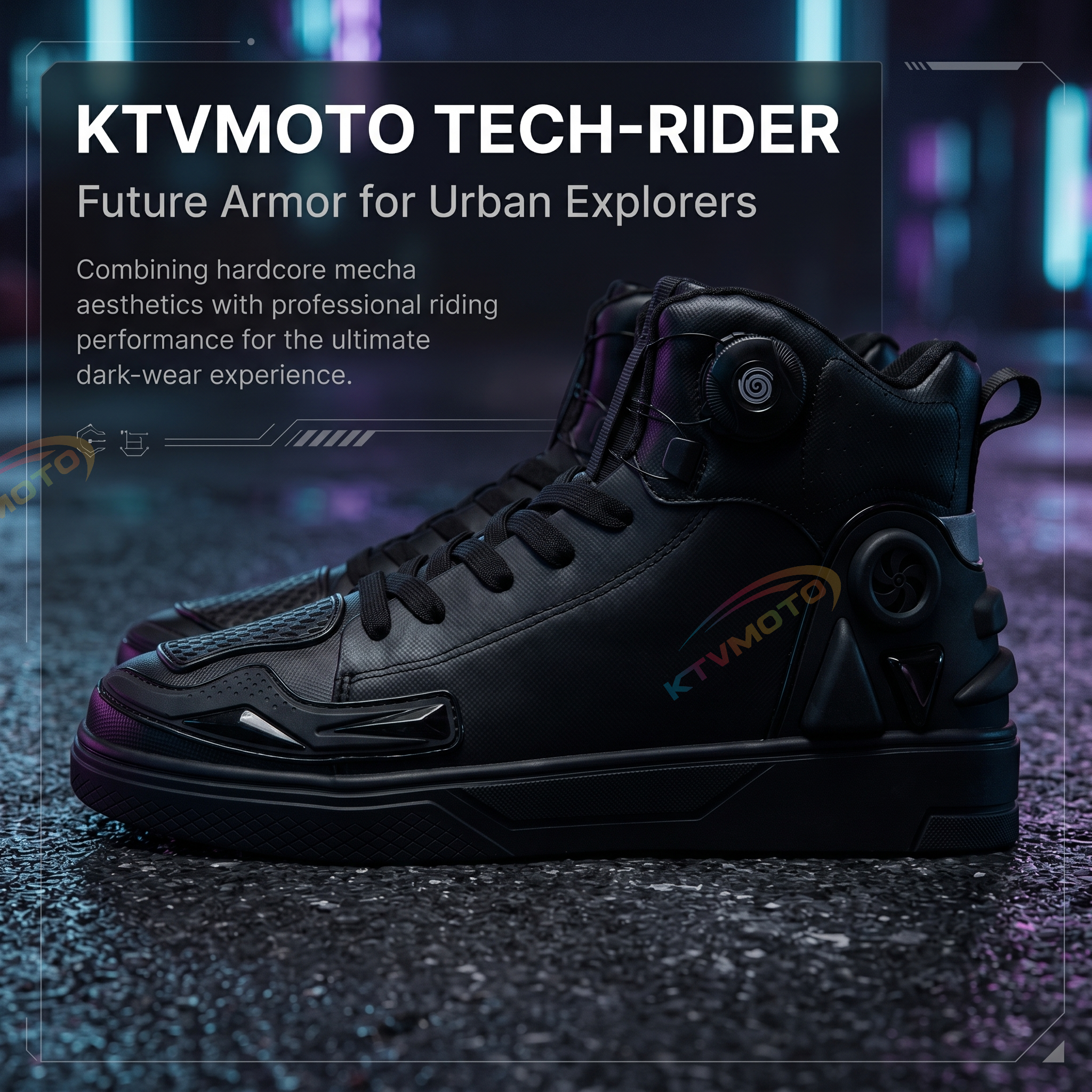 Waterproof motorcycle riding shoes-K52