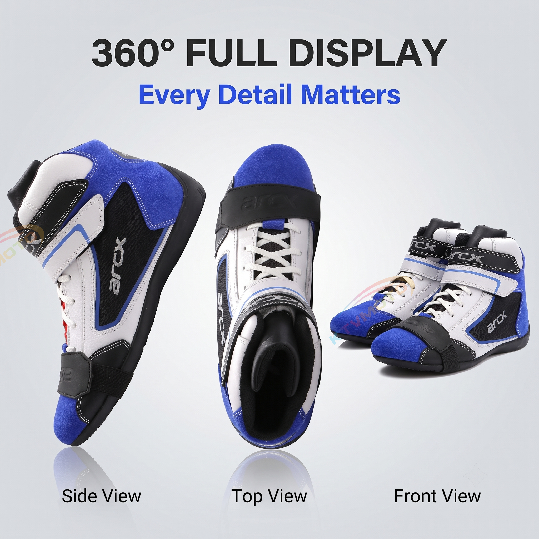 Motorcycle leather riding boots-K167