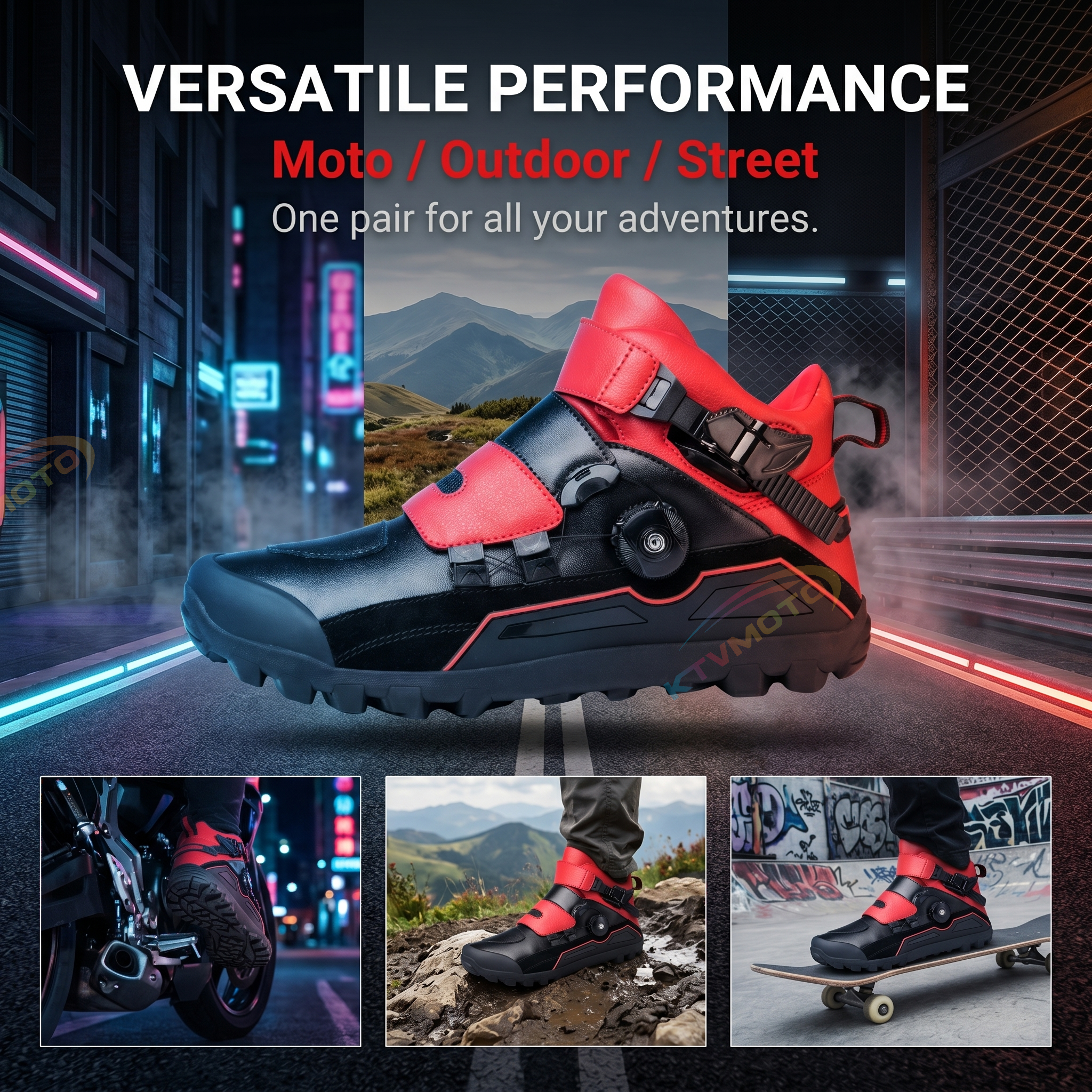 Motorcycle riding shoes-K138