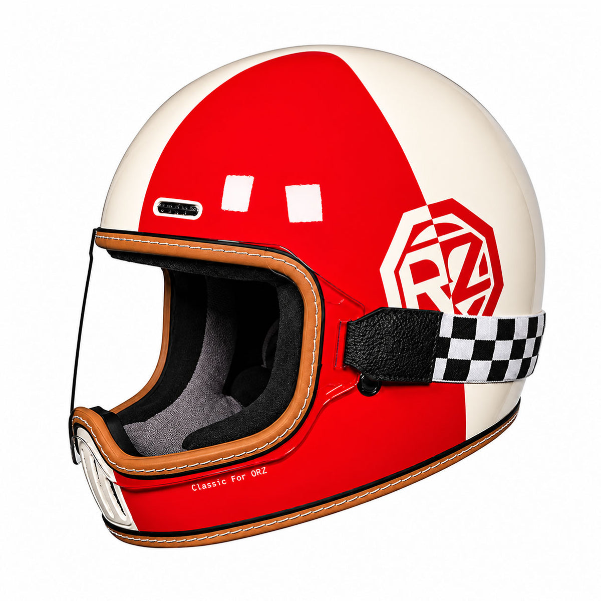 Retro cruiser motorcycle helmet-I218