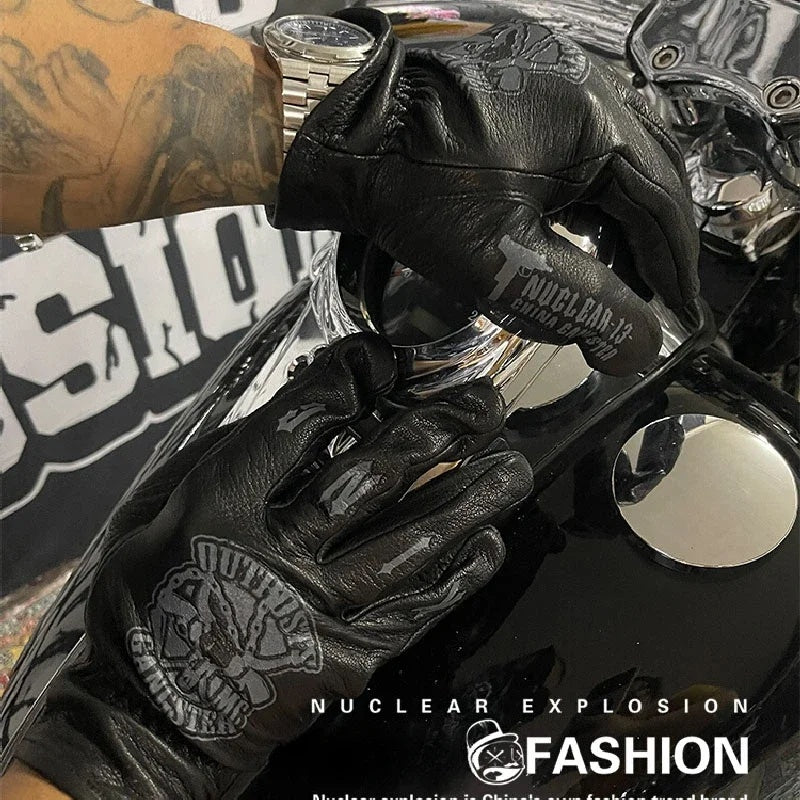 Harley Club Motorcycle Riders' Warm Riding Gloves-G44