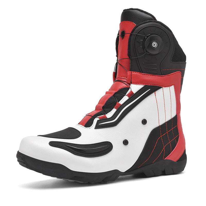 Motorcycle riding boots are comfortable and durable.-K165