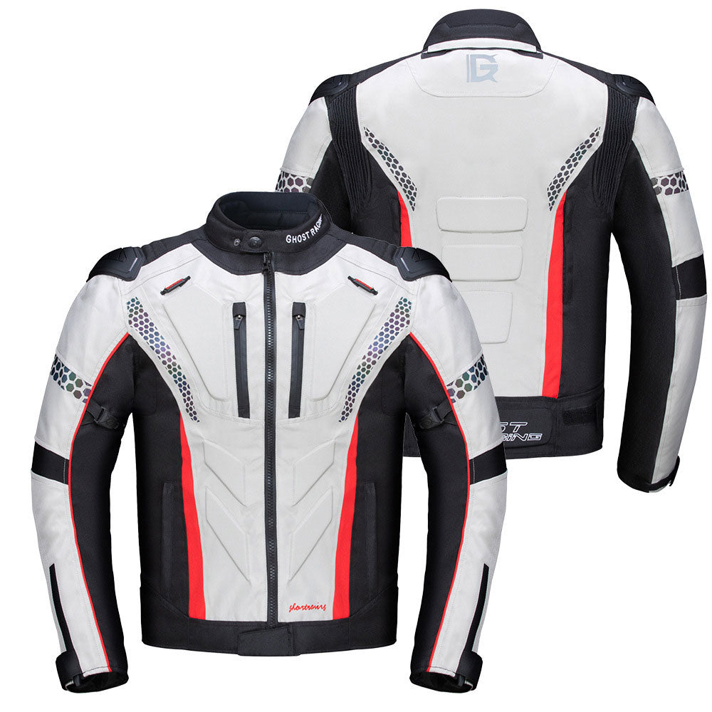 Two-piece breathable motorcycle riding suit-J89