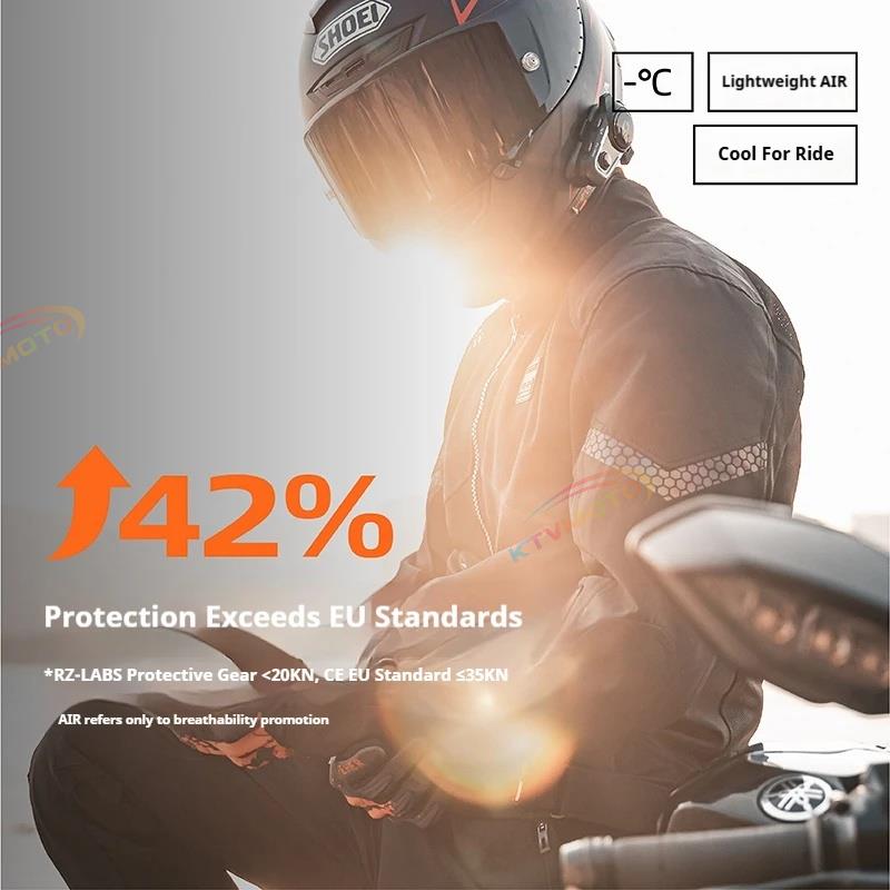 CE Breathable Mesh Motorcycle Commuter Jacket for Summer-J66