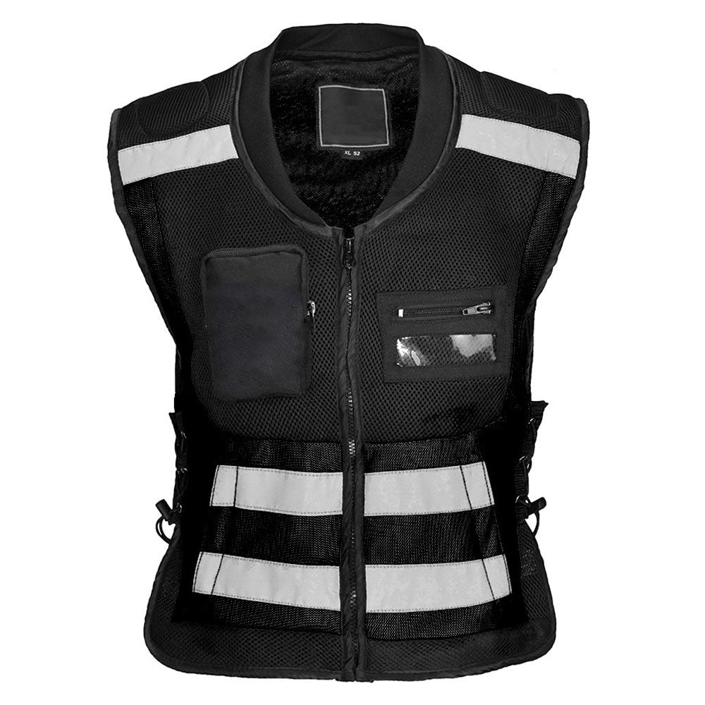 Reflective vest for motorcycle racing and rally riding-J101