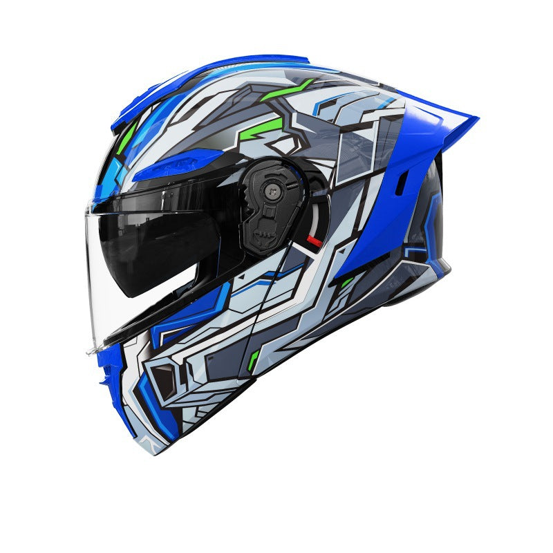 Motorcycle flip-top helmet [Super Warrior Edition]-I129