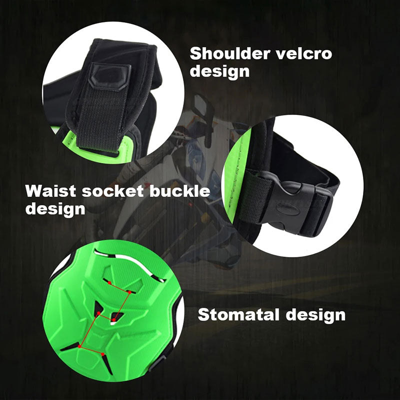 Adjustable, shock-absorbing protective vest, suitable for off-road racing-F10