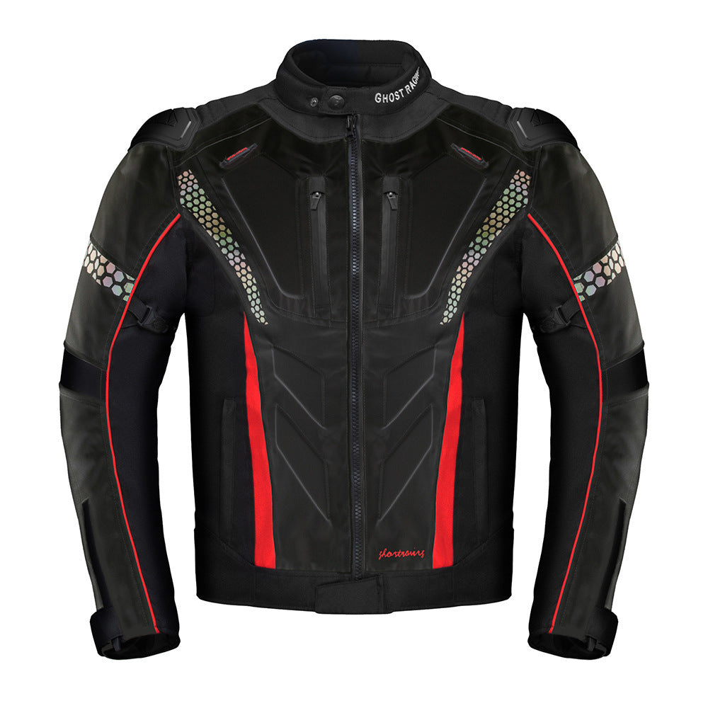 Two-piece breathable motorcycle riding suit-J89