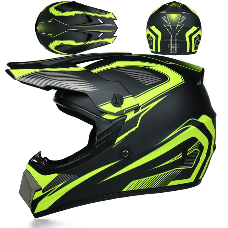 Lightweight full-face off-road motorcycle helmet-I164