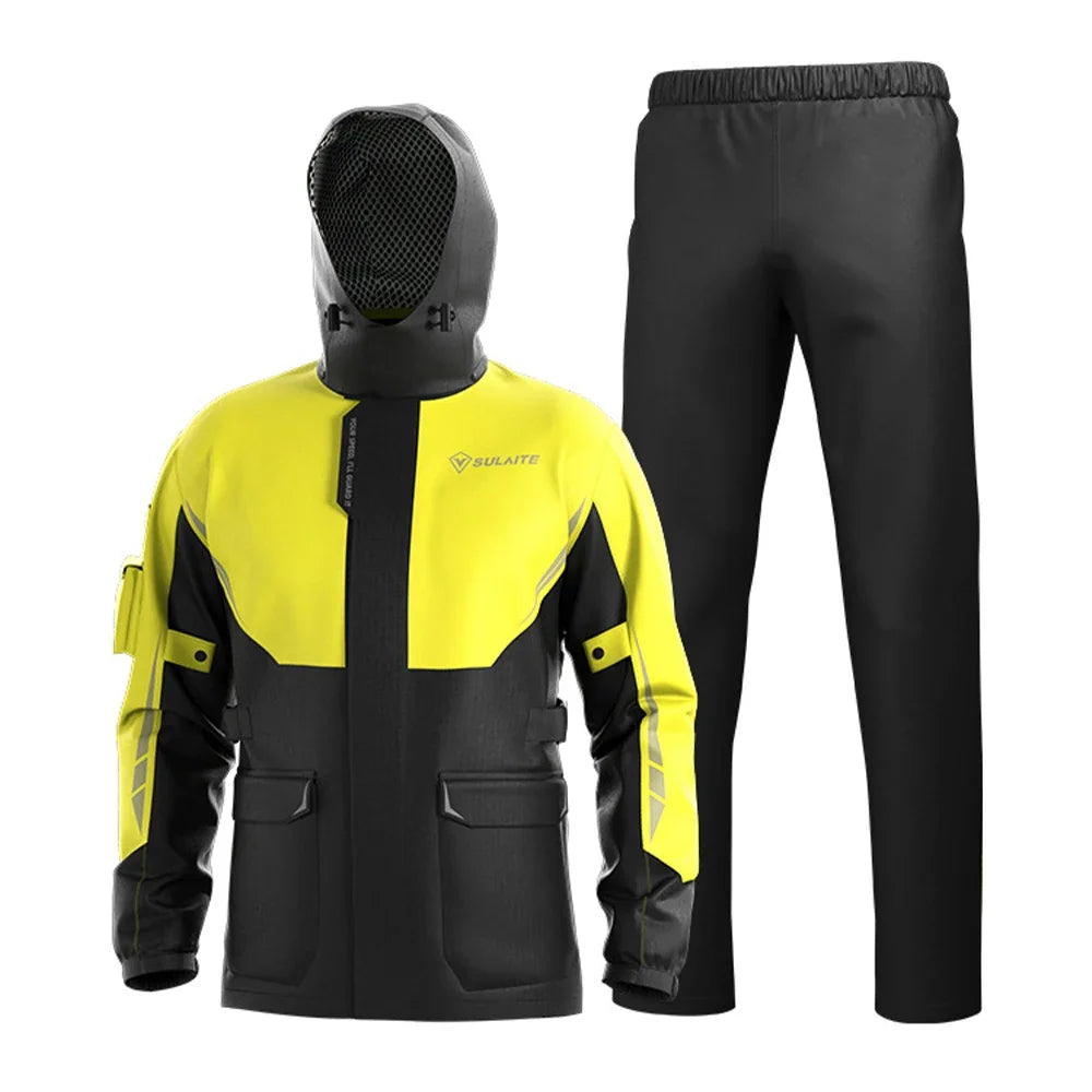 Motorcycle outdoor riding breathable rainproof split suit-J07