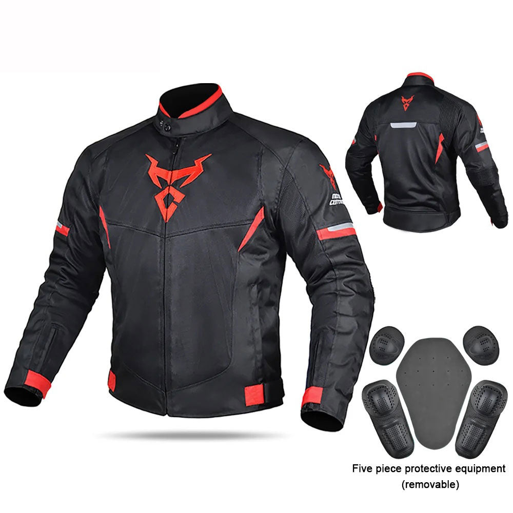 Men's breathable motorcycle riding protective clothing-J26