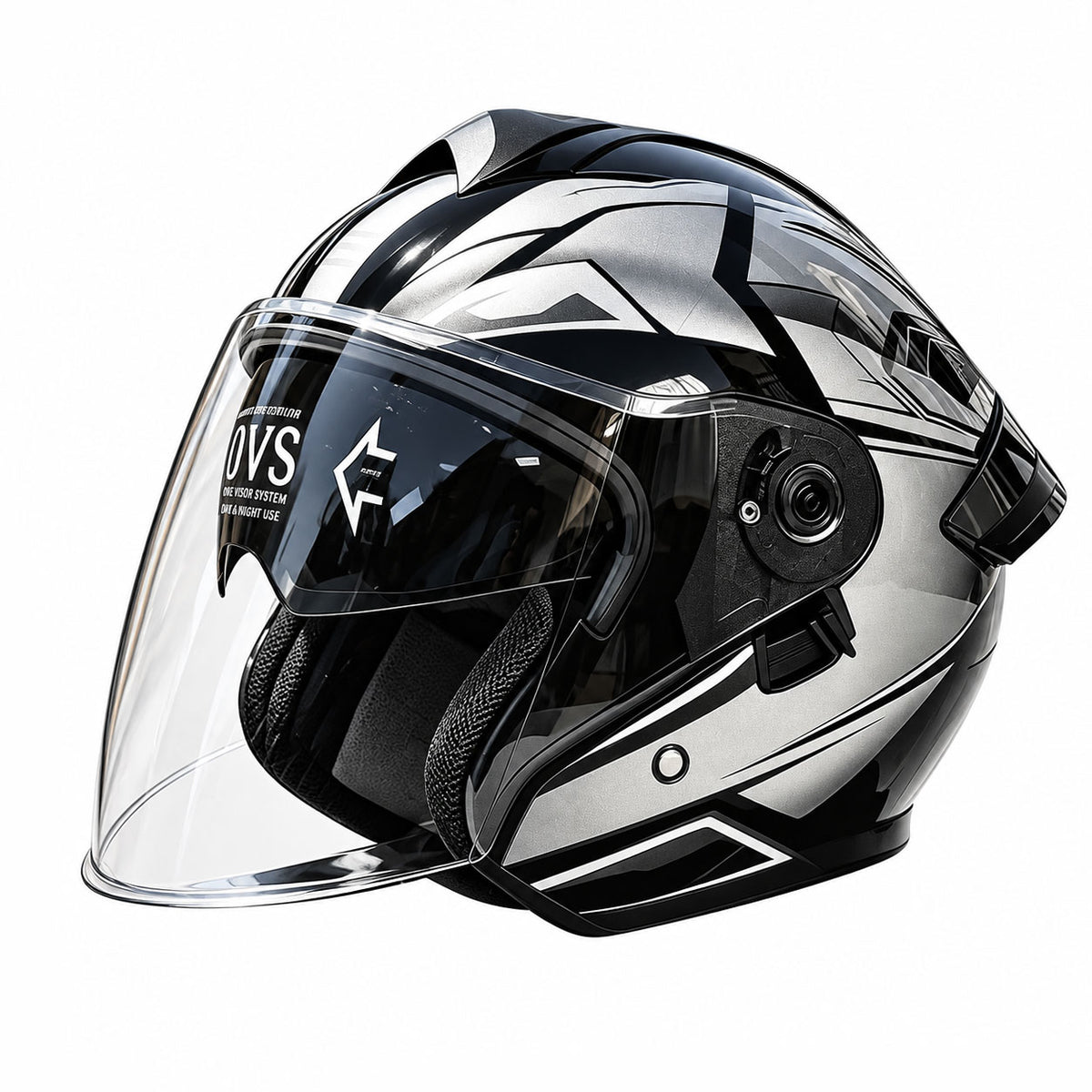 All-Season Motorcycle Helmet with Aurora Visor-I291