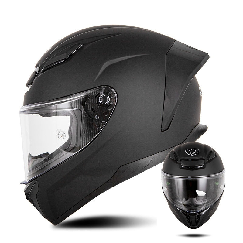 Carbon fiber textured motorcycle helmet racing equipment — I56