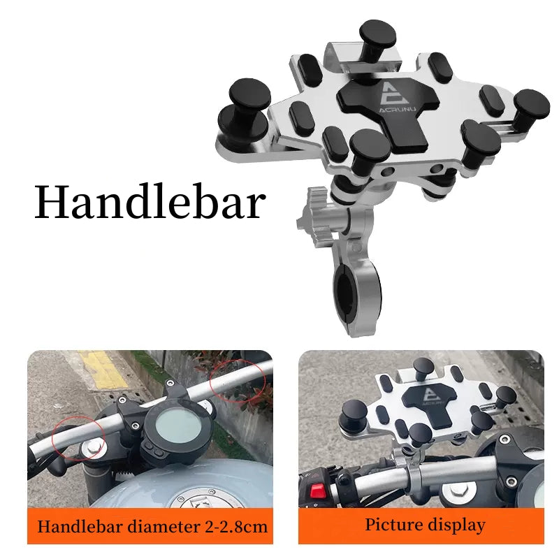 540° Adjustable Shock Absorption Motorcycle Bicycle Stand-H99