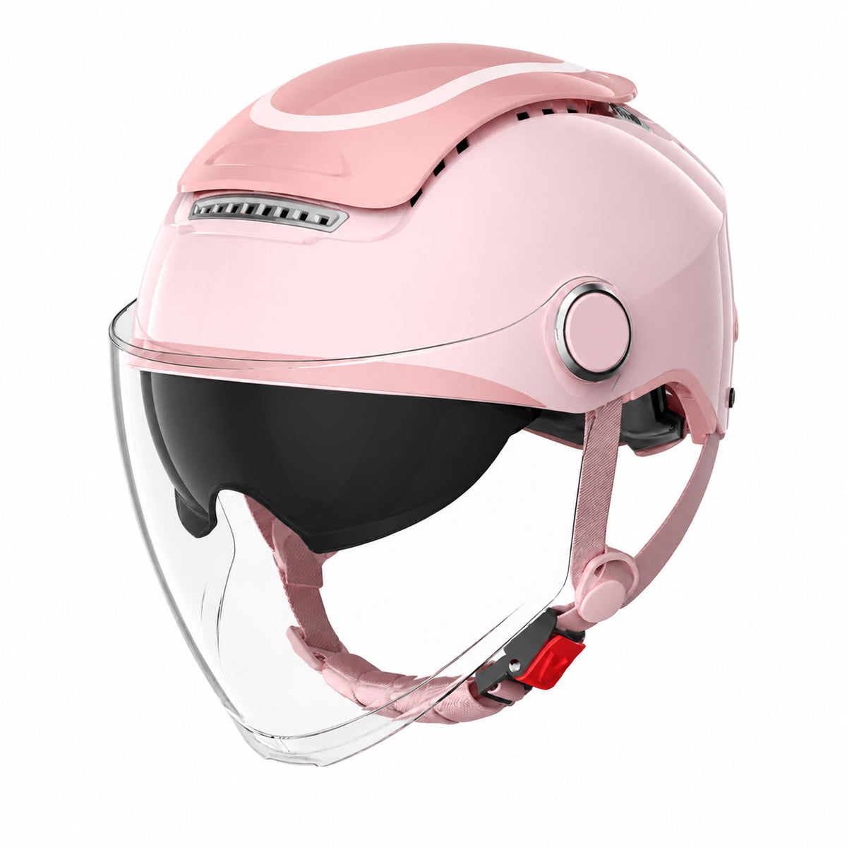 Breathable, sun-protective motorcycle half-helmet-I148