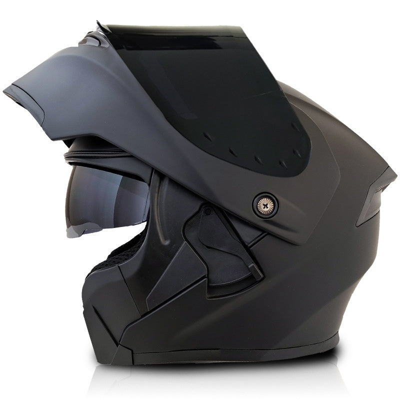 Windproof and noise-reducing full-face racing helmet-I92